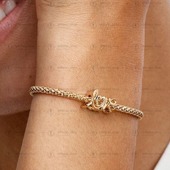 Pandora Handwritten Love Charm|Pendant - Picture 2 of 2